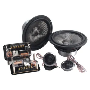 Full Range Woofer 6.5inch 2 Way Component Cars Speaker Air Horn 160watts Audio System For Car Super Loud