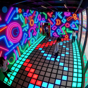 Sistema di Gioco Interattivo a Pavimento LED - Gioco di Luci con Griglia Saltante <span class=keywords><strong>per</strong></span> Intrattenimento di Bambini e <span class=keywords><strong>Adulti</strong></span> - Product Image 5