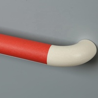 Rampe murale moderne en alliage d'aluminium et PVC pour couloir d'hôpital, pare-chocs pour escaliers, rampe murale médicale pour personnes à mobilité réduite