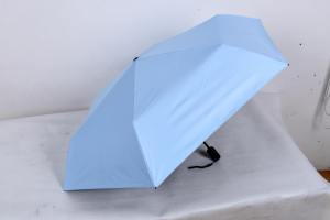 <span class=keywords><strong>Parapluie</strong></span> <span class=keywords><strong>automatique</strong></span> de sécurité de 50 cm avec revêtement noir, blocage total des UV UPF 50+ pour tous les jours avec une couleur pure, un abri pur. - Product Image 3