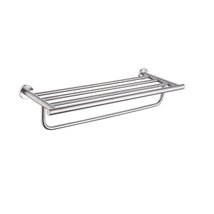 <span class=keywords><strong>TOMU</strong></span> Kit d'accessoires de salle de bain en or brossé de haute qualité porte-serviettes simple/Double porte-serviettes porte-rouleau de papier brosse de toilette SUS304 - Product Image 2