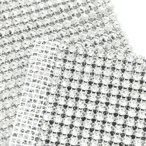 Panneaux en maille de strass 5mm 24mm ronds à dos plat, accessoires de bijouterie DIY, décorations pour vêtements, nœuds pour empeignes de chaussures, cordes de strass - Product Image 5