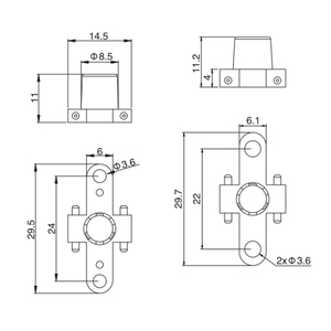 Bán buôn Chất lượng cao KAN-9-1 <span class=keywords><strong>10A</strong></span> <span class=keywords><strong>250V</strong></span> AC PA66 điện J4 <span class=keywords><strong>push</strong></span> button chuyển SMD cho đồ chơi - Product Image 6