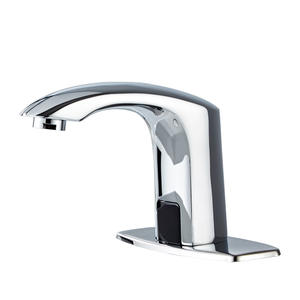 Grifo automático para lavabo de un solo orificio con sensor sin contacto, válvula de cerámica, diseño moderno para cocina y baño - Product Image 3