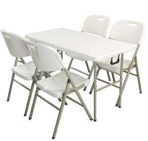 Easy — <span class=keywords><strong>petite</strong></span> <span class=keywords><strong>valise</strong></span> <span class=keywords><strong>pliante</strong></span> en plastique, <span class=keywords><strong>table</strong></span> d'extérieur, sac rectangulaire, pour pique-nique <span class=keywords><strong>camping</strong></span>, 4 pieds - Product Image 2