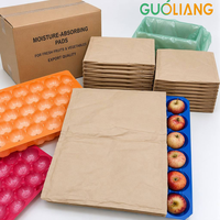 Feuille de palette en papier kraft écologique, absorbant l'humidité, antidérapante, biodégradable, pour protéger les fruits, taille personnalisée