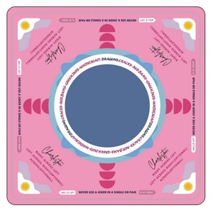 Tapete de Mesa de Mahjong 07, Tecnología de Terciopelo Antideslizante, Reducción de Ruido, Fácil Cuidado, Resistente a la Suciedad, para 4 Jugadores, 800x800mm, para el Hogar - Product Image 2