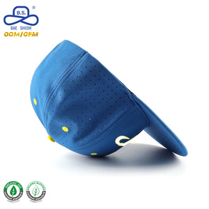 Factory Wholesale Hat Customization Fitted Style Plain Colors Embroidery Cotton Twill Flat Brim <strong>Snapback</strong> Cap For Unisex Casual - Product Image 3
