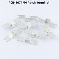 PCB-1071 laiton patch terminal plateau de soudage métal estampage partie substrat quatre robinets cuivre terminal