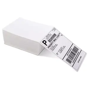 高质量热标签堆叠标签X 6标签兼容2000折叠4热敏纸收银机纸57x50mm