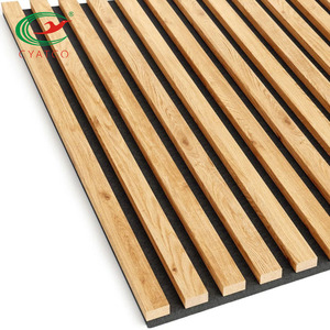 Meilleur <span class=keywords><strong>prix</strong></span>, design moderne, panneaux acoustiques en <span class=keywords><strong>laine</strong></span> <span class=keywords><strong>de</strong></span> <span class=keywords><strong>bois</strong></span> rainurés Akupanel en chêne, absorbant le son, insonorisants, pour application en salle - Product Image 1