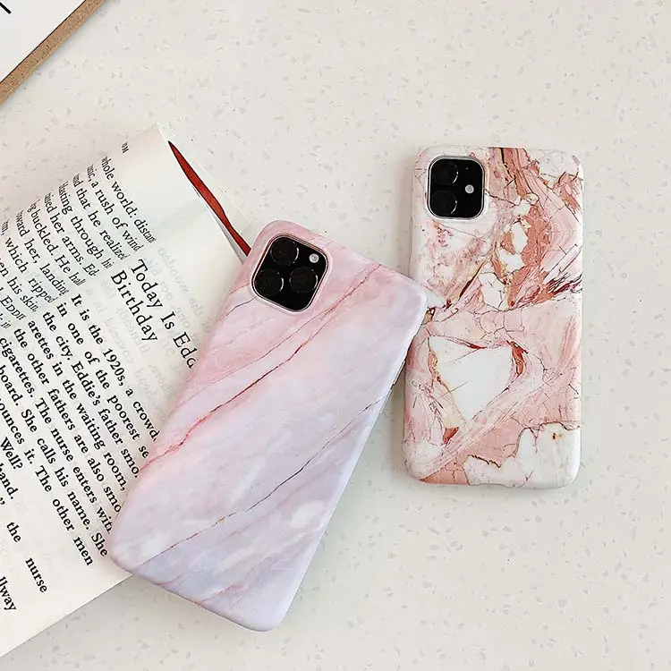 New Arrival Luxury Marble Mobile Case for iPhone 12 Case; Useful Protector TPU Soft Flexible Rubber Phone Cover for iPhone 12