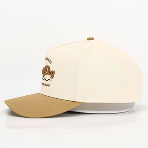 Casquette de baseball unisexe tendance et personnalisée en coton à 5 panneaux avec visière incurvée, broderie 3D vintage, pour hommes et femmes, style Gorras Dad Hat - Product Image 3