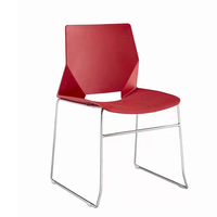 Chaise d'étude et de formation de style moderne pour étudiants, idéale pour les conférences et le bureau, avec table et chaise intégrées