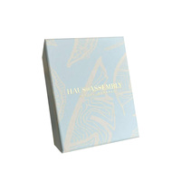 Boîte en papier rigide de luxe avec fermeture magnétique, portable, écologique, pour ensemble de soins cosmétiques, emballage cadeau haut de gamme, logo personnalisé, bijoux
