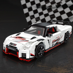 Jiexing 92008 GTR35 NISMO Sports Car Model <b>Building</b> <b>Block</b> <b>Set</b> For Boys Assembly Toy 800+ Pieces - Product Image 1