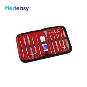 Medeasy - Juego de 22 Piezas de Instrumentos de Disección de Acero Inoxidable, Instrumentos de Entrenamiento Quirúrgico General, Herramientas Anatómicas, Tijeras, Portaagujas - Product Image 2