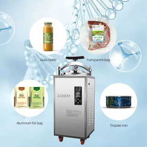 <span class=keywords><strong>Autoclave</strong></span> Industriale Verticale in Acciaio Inox 50L/100L/150L Sterilizzatore Alimentare 50-134°C Timer 0-9999min per Disinfezione - Product Image 2