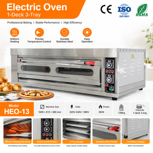 <span class=keywords><strong>Four</strong></span> à <span class=keywords><strong>Pizza</strong></span> Électrique Commercial 1 Étage 3 Plateaux pour Boulangerie, Pâtisserie, Snack et Restaurant 220V <span class=keywords><strong>Neuf</strong></span> et Occasion - Product Image 1