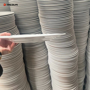 Plato de Servir de Porcelana Blanca de Alta Calidad de 10.5 Pulgadas, Estilo Clásico, Apto para Lavavajillas, Apto para Microondas, Ecológico, Platos Personalizados - Product Image 4