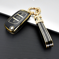 TPU voiture clé à rabat housse Fob pour citroën C1 C2 C3 C4 C5 XSARA PICA pour Peugeot 306 407 807 pour DS DS3 DS4 DS5 DS6 accessoires