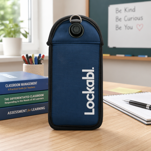Hot Selling Fashion Neoprene Magnetic Pin Lock Waterproof Phone Security Bag for High School Students Carrying
