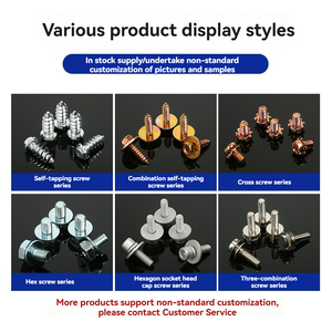 Vít gỗ đầu tròn tự khoan bằng thép không gỉ, đầu hoa mai, tùy chỉnh - Product Image 2