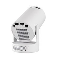 Proyector de Bolsillo 290 ANSI Brillante 720P Android 14 para HY300 Pro+ con BT Air Mouse, Corrección Trapezoidal Automática, Enfoque Manual, WiFi 6 5.4 8K