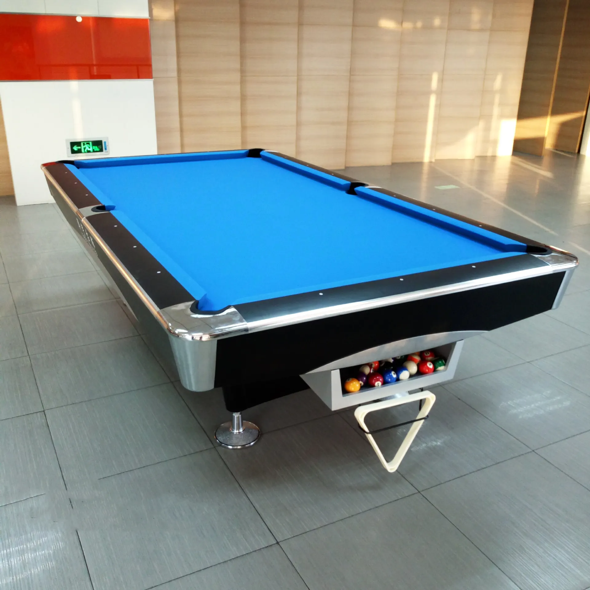 Popular China Cheap Hot sales 4 generation Original 9 Ball Solid Wood Stone Slate 8ft 9 feet billiards pool table for sale
