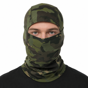 <span class=keywords><strong>Maschera</strong></span> Balaclava Mimetica Antivento con Protezione UV, Copertura Integrale per Caccia, Pesca e Sci - Product Image 1