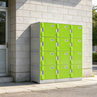 Vente directe d'usine, casier intelligent avec reconnaissance faciale, casier en plastique ABS pour salle de sport, piscine, salle de bain, avec serrure