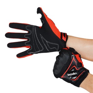 Gants de moto Bodin, gants de conduite tout-terrain pour hommes, à doigts entiers, antidérapants, respirants, en maille - Product Image 3