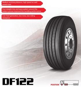 ยางรถบรรทุกและรถบัสแบบเรเดียล 12R22.5 18PR DF122 แบบไม่มียางใน ให้ความมั่นคงในการขับขี่ ความสะดวกสบาย และประหยัดพลังงาน - Product Image 6