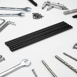 Tiges <span class=keywords><strong>de</strong></span> soutien structurel en feutre <span class=keywords><strong>de</strong></span> carbone Juli pour drone quadricoptère - Épaisseur 5 mm, tissage sergé 3K, technologie <span class=keywords><strong>de</strong></span> pultrusion, dimensions personnalisées - Product Image 1