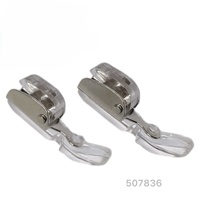 Machine à coudre en fer de haute précision de marque taïwanaise avec pied presseur pour fermetures éclair 507836, garantie 1,5 an, légère (0,1 kg) pour usage domestique