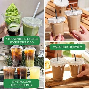 Gobelet d'anniversaire de 12 oz, gobelet pour boissons froides pour animaux de compagnie, gobelet transparent épaissi, gobelet à café jetable, expédition prévue bientôt - Product Image 2