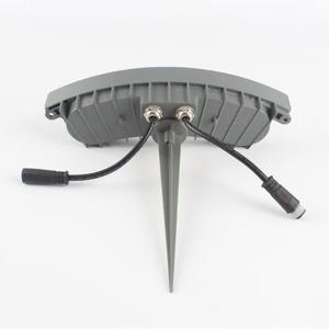 Lampe solaire à anneau LED en verre moderne pour l'extérieur avec alimentation CC Cote IP65 pour les applications de jardin - Product Image 3