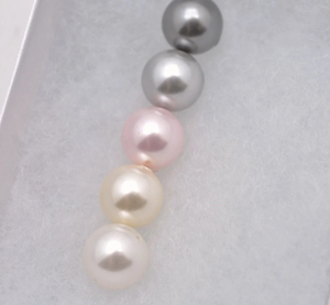 Braccialetto con Croce della Fede per Bambini con Perle d'Acqua Dolce, Placcato in Acciaio Inossidabile PVD, Gioielli alla Moda Placcati Argento - Product Image 6