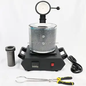 Mini Melting Furnace for jewelry Portable Gold Silver Smelting Machine Electric Melting Furnace