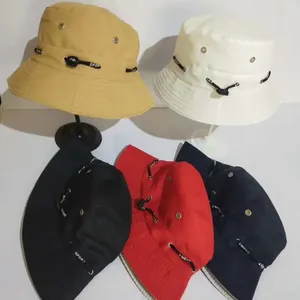 Sombrero de verano para hombres, mujeres y niños, sombrero tipo pescador con cordón, diseño transpirable estilo Panamá para deportes al aire libre, senderismo y playa - Product Image 4