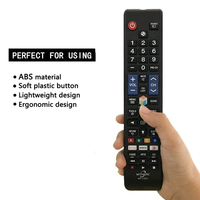 Télécommande universelle de remplacement MT-L1011 pour téléviseurs Samsung LCD LED SMART TV avec bouton NETFLIX Football a-mazon