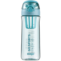 Leejo bouteille d'eau en plastique 700ml sans BPA PETG Tritan Fruit infuseur bouteille d'eau en plastique avec poignée Portable