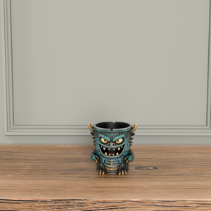 Bán Buôn Tùy Chỉnh Cao cấp Gốm Quái Vật Khay Tro Thủ Công Tiki-Phong Cách Nhựa Cigar Gạt Tàn Cho Hút Phụ Kiện Thương Hiệu - Product Image 5