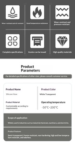 Tuyau de pompe péristaltique en silicone d'origine du fabricant #24 #25 Tuyau de traitement de coupe personnalisé #13 #14 #15 #16 #17 #18 #19 Tube de pompe - Product Image 6