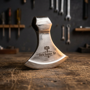 Custom Forged Axe Head Metal Craft Stainless Steel Tomahawk Hatchet Blade Replacement for Outdoor <b>Tools</b> - Product Image 3