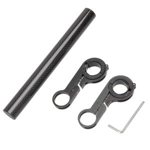 IRONDONEKY Portapacchi in Fibra di Carbonio e Lega di Alluminio per Scooter e Accessori Bicicletta, Leggero 88g 10cm - Product Image 3