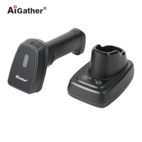 Escáner de Código de Barras Bluetooth de Escaneo Rápido, Escáner de Manos Libres para PDF417, MicroPDF417, Código DPM, DataMatrix, MaxiCode