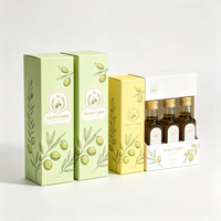 Boîte cadeau de luxe rigide magnétique personnalisée avec logo pour vin, huile d'olive, cadre photo, aliments gourmands, avec logo en éponge/EVA