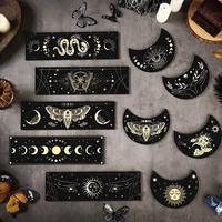 Support de cartes de tarot en bois personnalisé OWNSWING, base lune, présentoir pour fournitures d'autel de sorcellerie, fabrication directe OEM/ODM