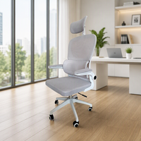 Chaise de jeu ergonomique avec dossier en maille, accoudoirs rabattables, vente en gros d'usine, bonne qualité, pivotante, réglable en hauteur, chaise de bureau/ordinateur